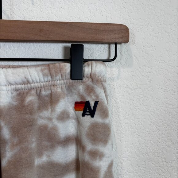 Aviator Nation Women's Hand Dyed Sweatpants White Mocha Size XS - Picture 3 of 5